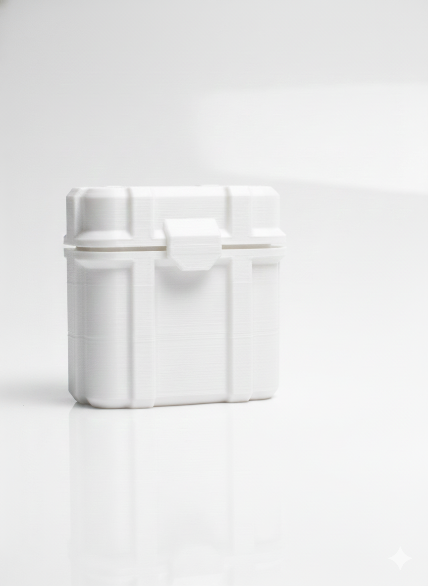 3mL White Peptide Vial Holder – 2 Slots