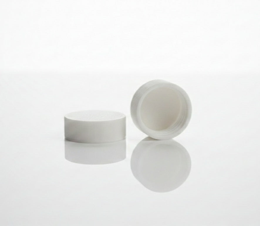 3ml White Vial Cap - 2pcs