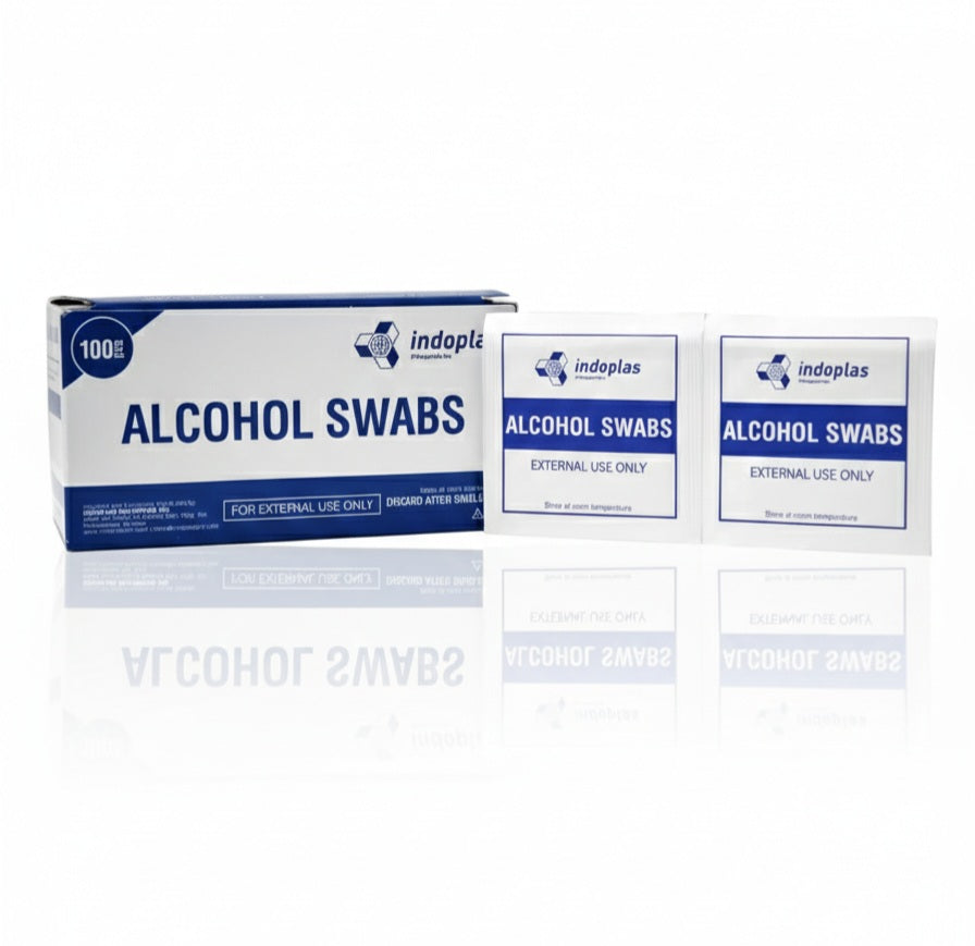 Indoplas Alcohol Swabs 100pcs/box